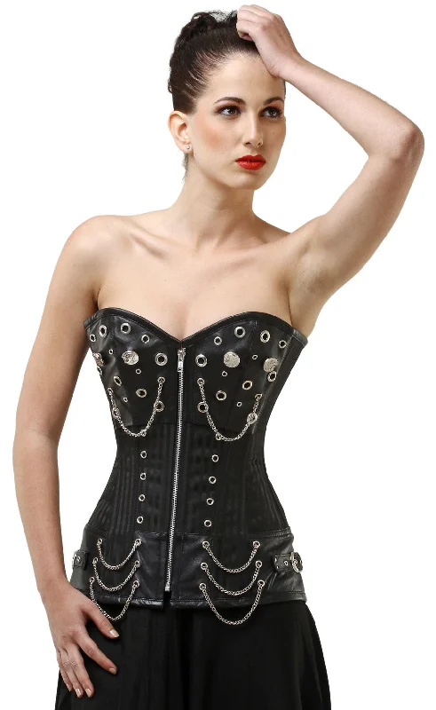 Denim - look corsets for a casual yet stylish twistJazelle Longline Overbust Corset
