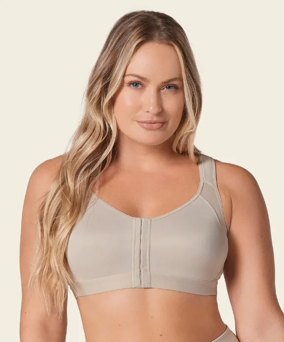 Women's Lingerie with Removable Pads011473 LEONISA WIRELESS POSTURE CORRECTOR BRA NUDE