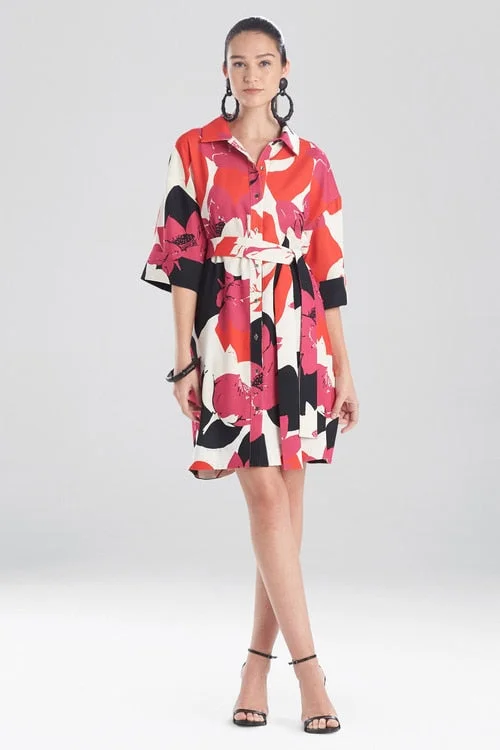 Fringe - trimmed sexy dresses for a 1920s - inspired lookLotus Belted Shirtdress