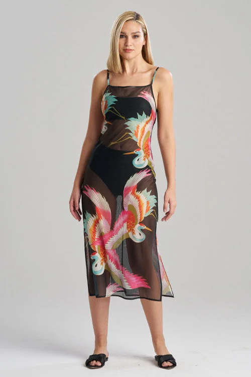 Sexy wedding guest dresses for a formal celebrationCrane Mesh Sheer Dress