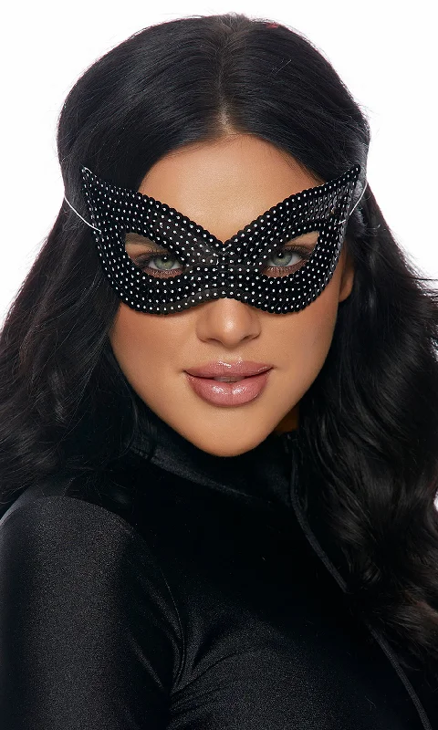 Women's Cosplay Roleplay SleepwearSexy Mystery Sequin Costume Mask