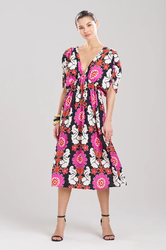 Silk sexy dresses for a luxurious and smooth feelTalitha Crepe Shirred Empire Waist Dress