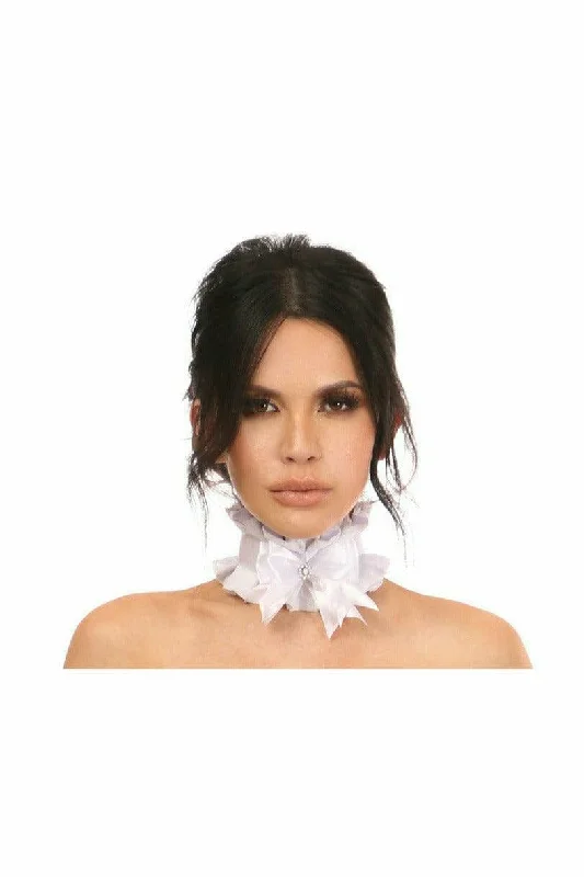 Women's Cosplay Lingerie with AccessoriesSexy White Lace Costume Choker