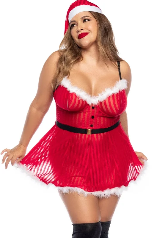 Women's Cosplay Roleplay SleepwearCostume Mrs. Claus