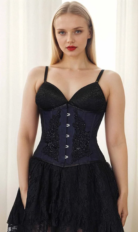 Victorian - era corsets with intricate boning detailsTaya Couture Underbust Corset