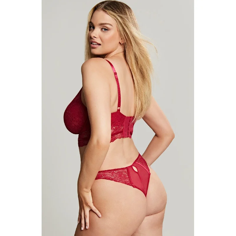 Women's Shapewear Lingerie SetsCleo by Panache - Selena Brazilian - Ruby Red