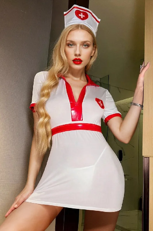 Sexy Nurse Cosplay Lingerie OutfitDay Shift Nurse Costume
