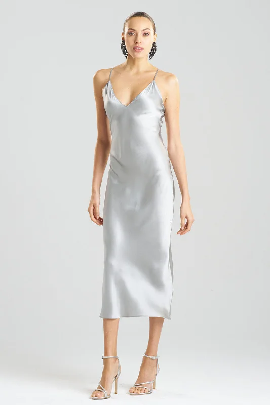 Affordable Lingerie for Women Key Essentials V-neck Silk Gown