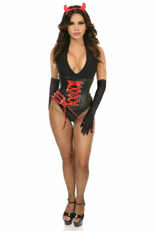 Women's Anime Cosplay LingerieSexy Four Piece Sexy Devil Corset Costume