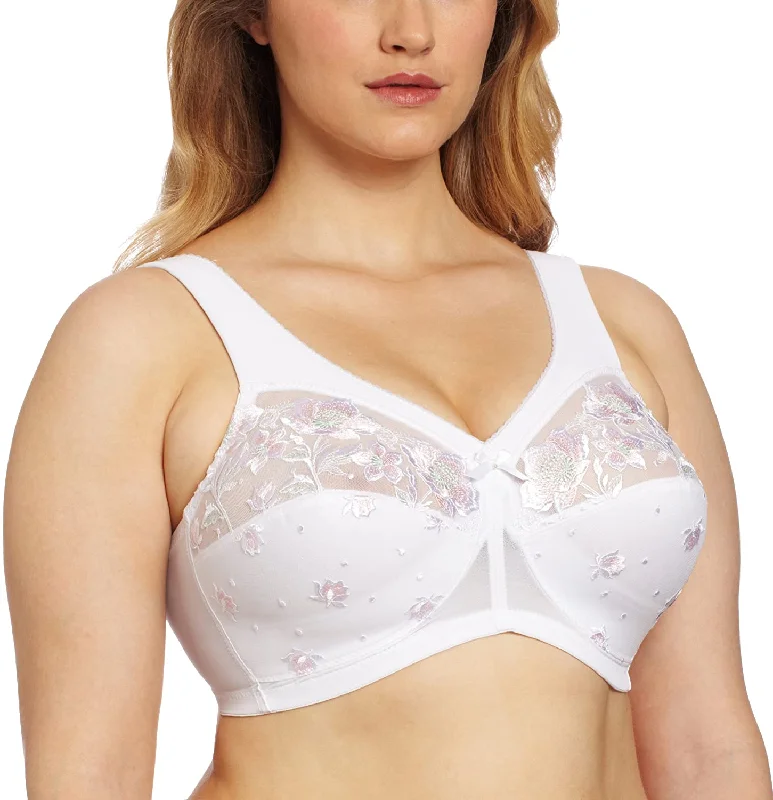 Women's High Waist Lingerie BodysuitsGlamorise 1015, Women's Plus-Size Embroidered MagicLift Bra Women's High Waist Lingerie BodysuitsGlamorise 1015, Women's Plus-Size Embroidered MagicLift Bra