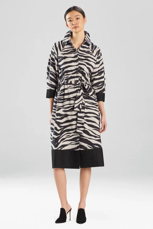 Tiered sexy dresses for a flouncy and feminine appearanceLe Tigre-Printed Cotton Poplin Shirtdress