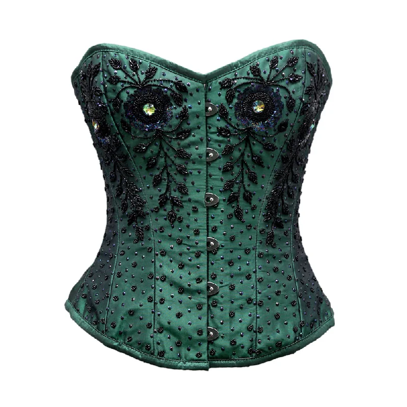 Halloween - themed corsets for a spooky costumeShcumer Embroidery Overbust Corset