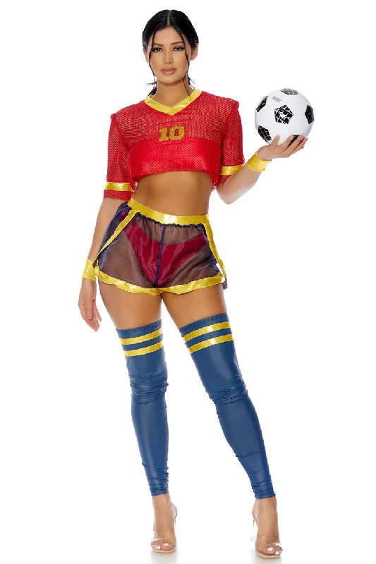 Women's Cosplay Inspired Babydoll LingerieGoals Sexy Soccer Star Costume