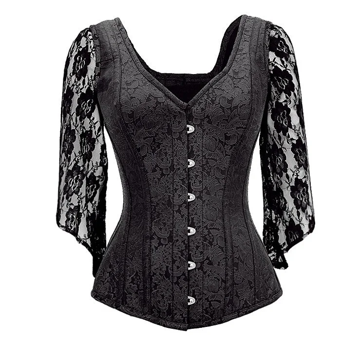 Floral - patterned corsets for a romantic and spring - like feelNika Custom Made Corset