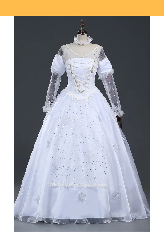 Sexy Female Cosplay UnderwearWhite Queen Alice in the Wonderland Cosplay Costume