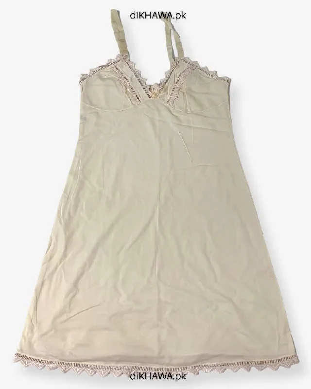 Mesh - paneled sexy dresses for a hint of skinImported Stocklot Branded Nightwear Women Floral Lace Short Mini Nightdress Nighties