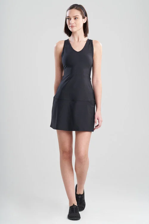 Sexy high - low dresses with a daring frontSolstice Tennis Dress