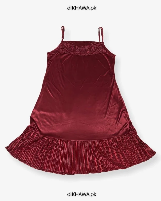 Organza - trimmed sexy dresses for a delicate touchImported Stocklot Branded Nightwear Women Floral Lace Short Mini Nightdress Nighties Organza - trimmed sexy dresses for a delicate touchImported Stocklot Branded Nightwear Women Floral Lace Short Mini Nightdress Nighties