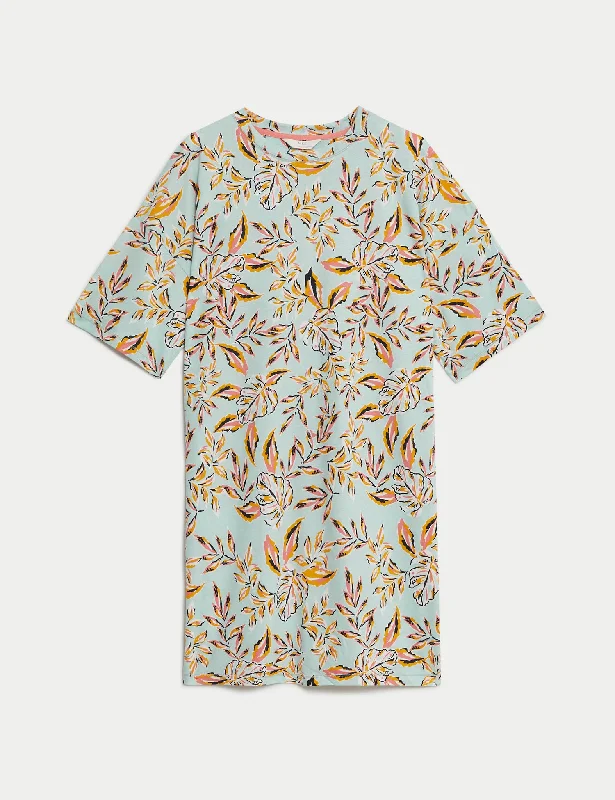 Asymmetrical - hemmed sexy dresses for a modern styleCotton Modal Cool Comfort Nightdress