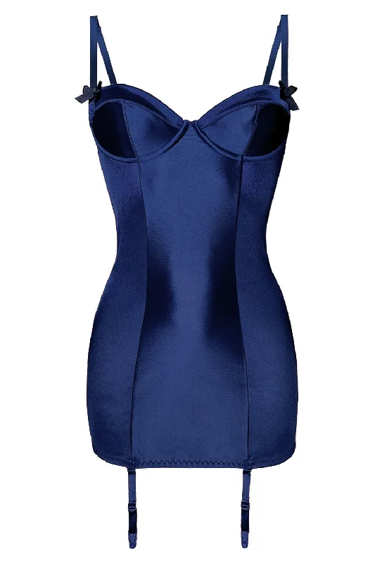 Sexy club dresses for a night of dancingValessa Gloss Navy garter dress