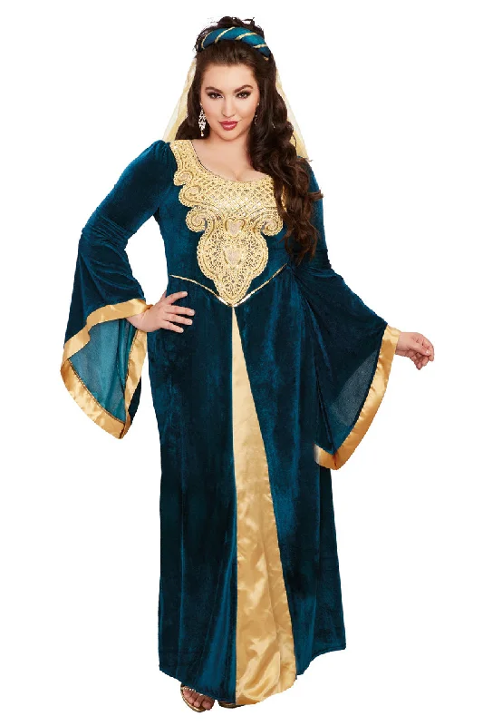 Women's Video Game Character Cosplay LingeriePlus Size Medieval Maiden Costume