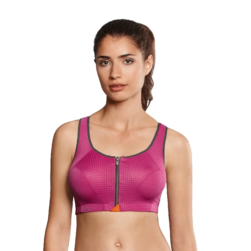 Affordable Lingerie for Women Anita Active Womens Front Closure Performance Outer Sports Top