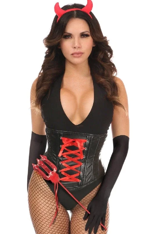 Cosplay Lingerie for Women4 Piece Devil Corset Costume