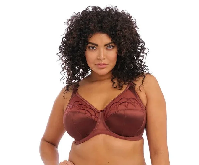 Women's Lingerie with Embroidery DetailsELOMI EL4030 CATE DARK COPPER