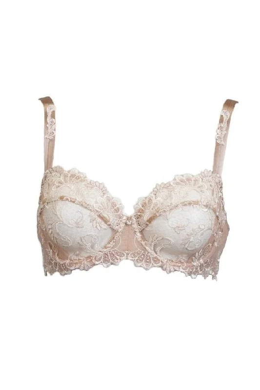 Red sexy dresses for a passionate and attention - grabbing styleDressing Floral Demi Cup Bra