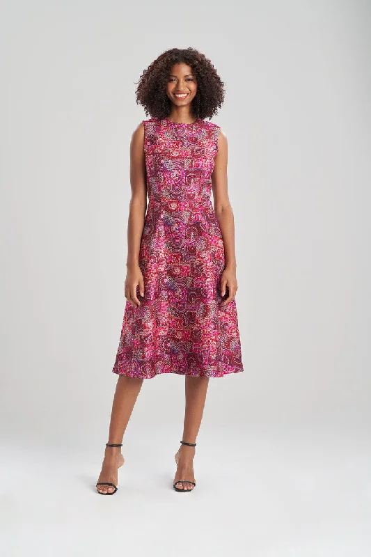 Sexy New Year's Eve dresses for a glamorous countdownMosaic Jacquard Fit & Flare Dress
