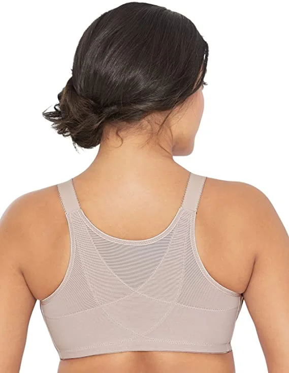 Women's Silk Lingerie SetsGlamorise 1202, Posture Back Support Front Close Bra