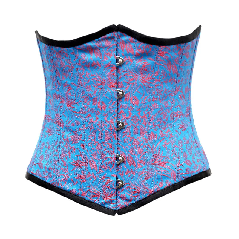 Adjustable - strap bustiers for a customized fitMackay Brocade Steel Boned Underbust Corset