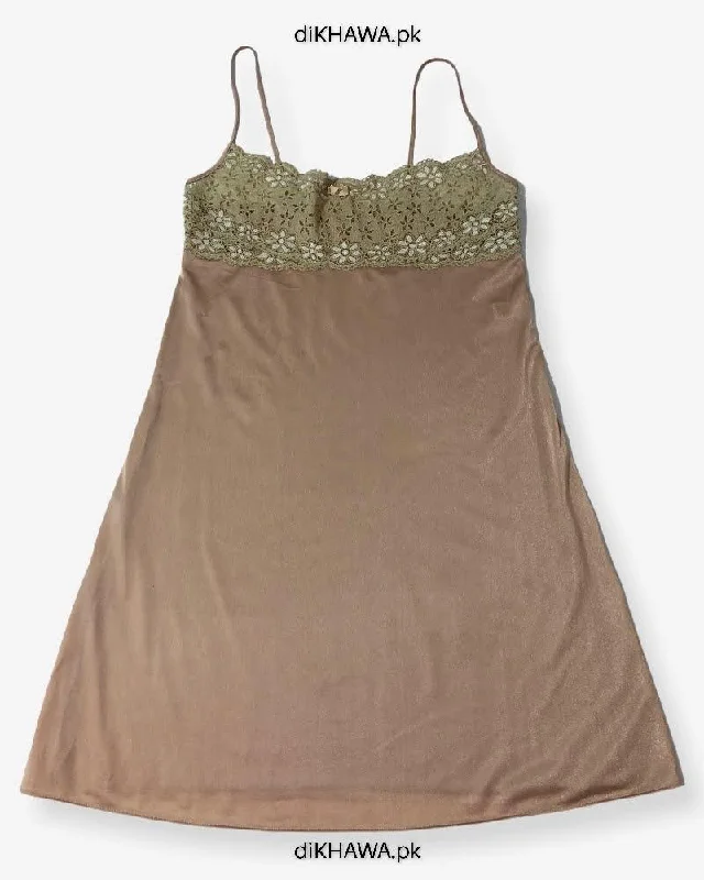 Sexy off - the - shoulder dresses for a flirty lookImported Stocklot Branded Nightwear Women Floral Lace Short Mini Nightdress Nighties