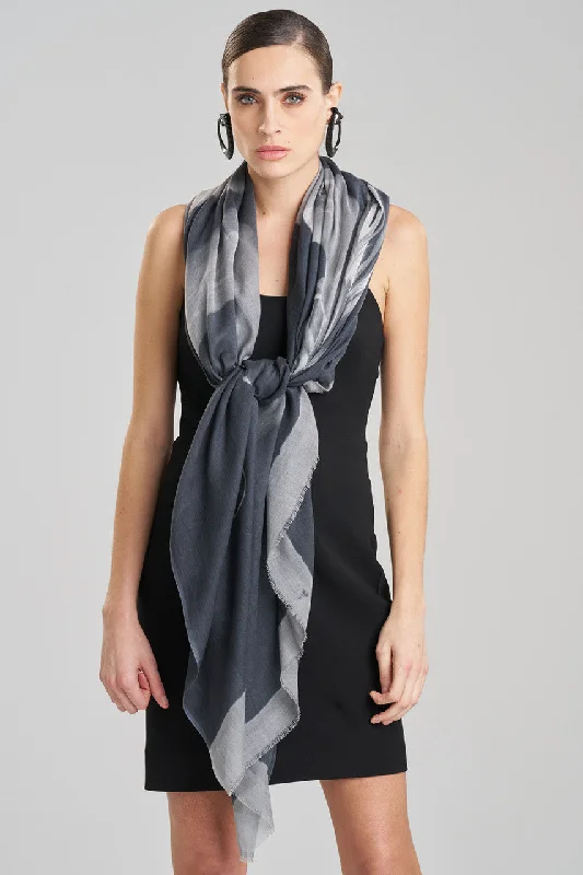 Sexy Lingerie for Women with Stockings Ink Dragon Printed Scarf