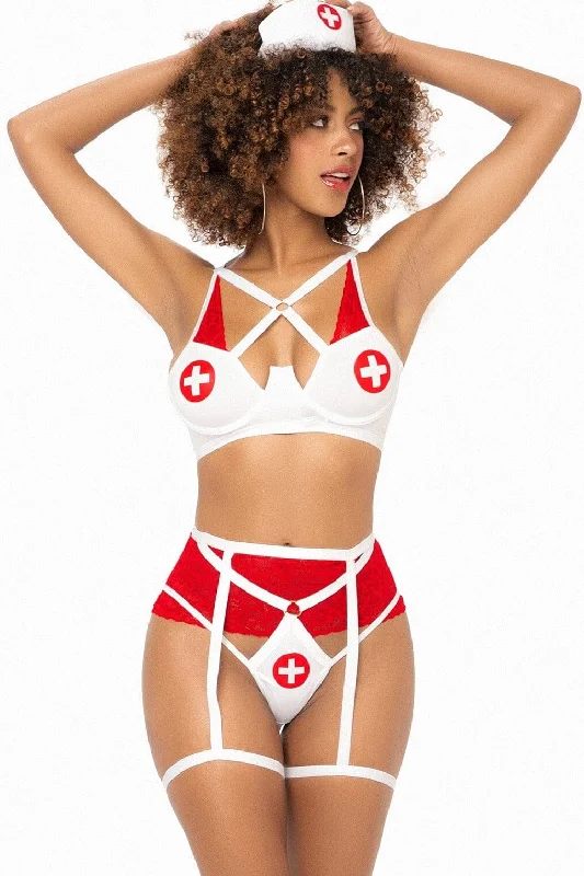 Women's Steampunk Cosplay UndergarmentsSexy Nurse Costume