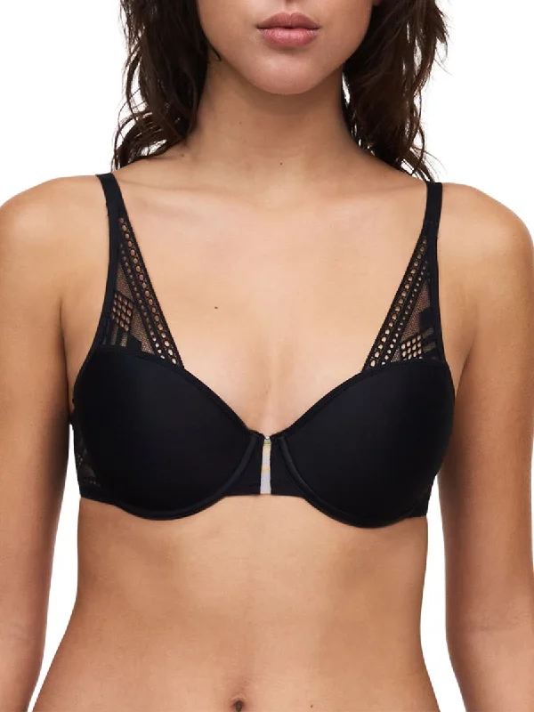 Lingerie Gift Sets for Women Ondine Half Cup Memory Bra - Black