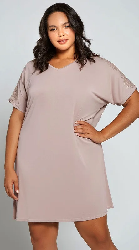 Vintage Inspired Lingerie for Women Plus Size Give It A Rest Sleep Shirt