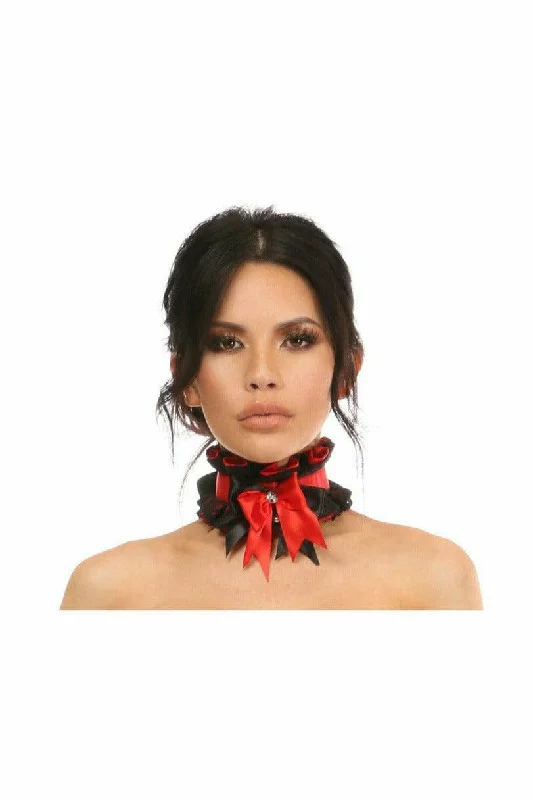 Women's Anime Cosplay LingerieSexy Red with Black Lace Costume Choker