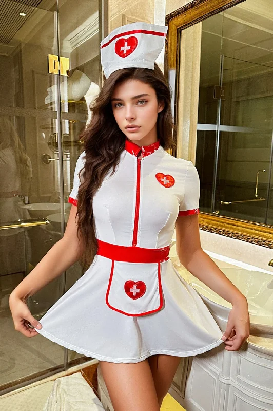 Superhero Themed Cosplay Lingerie for WomenNurse Me Halloween Costume