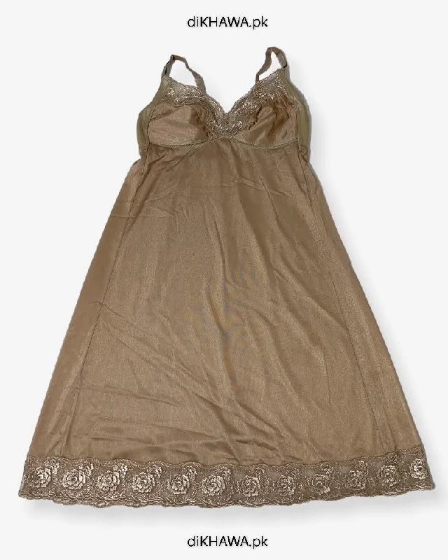 Satin sexy dresses with a shiny finishImported Stocklot Branded Nightwear Women Floral Lace Short Mini Nightdress Nighties