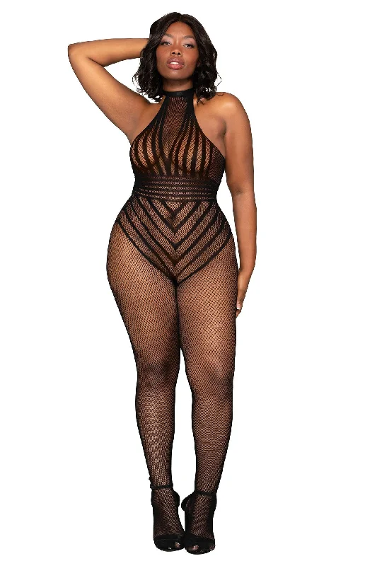 Party stockings for a night outBodystocking - Queen Size - Black