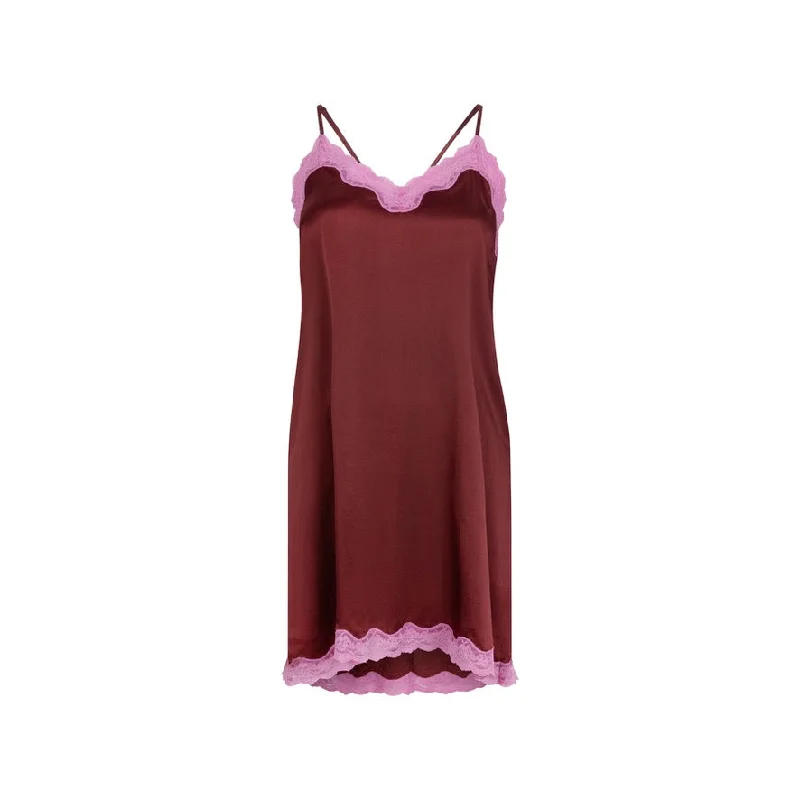 Women's sexy bodycon dresses with a thigh - high slit'Willow' Short Slip Dress