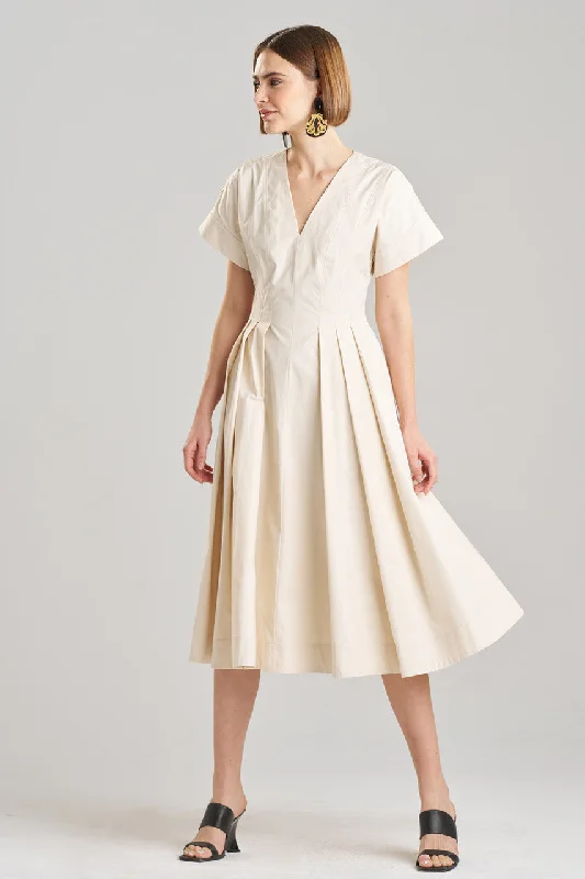 Sexy Halloween dresses for a spooky partyTech Cotton Taffeta Pleated Dress