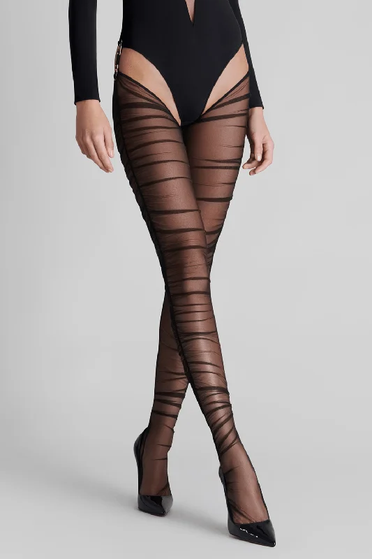 Burgundy stockings for a rich and elegant colorNuit Fauve Stockings