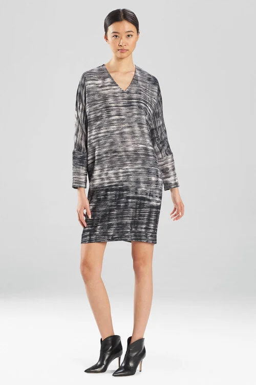Women's sexy bodycon dresses with a thigh - high slitPaloma-Printed Cady Wedge Dress