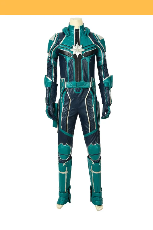 Elven Cosplay Lingerie for WomenYon Rogg Star Force Captain Marvel PU Leather Cosplay Costume