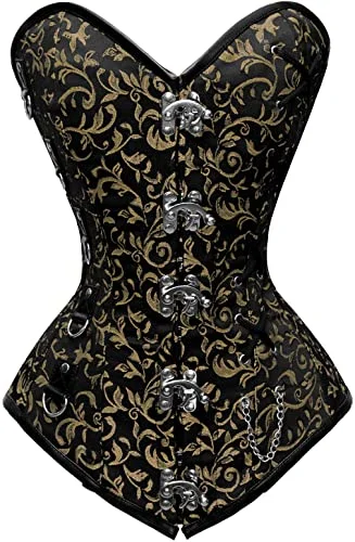 Vintage - style women's bustiers with lace and bowsAneta Custom Made Corset