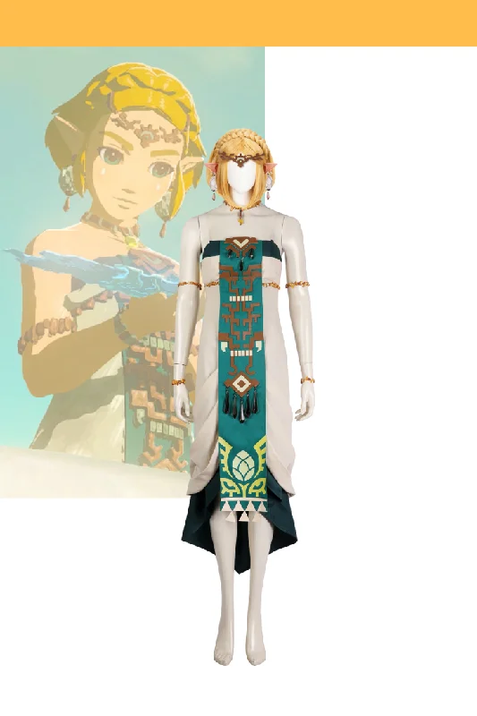 Women's Fantasy Lingerie for Cosplay EventsZelda Tears of Kingdom Custom Dress Set