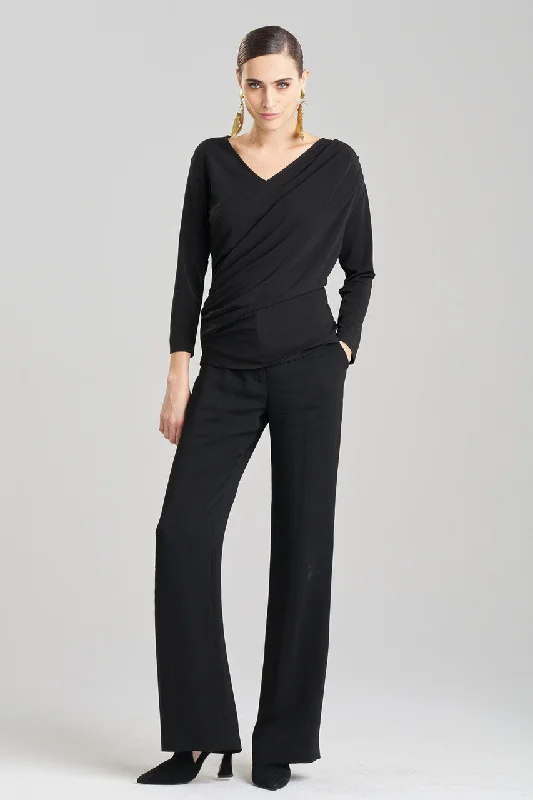 Women's Sheer Lingerie Nightgowns Matte Jersey Draped Top
