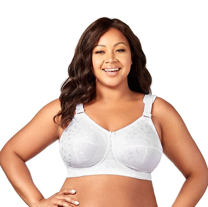 Women's Lingerie for Boudoir Sessions1305 ELILA JACQUARD SOFTCUP WHITE